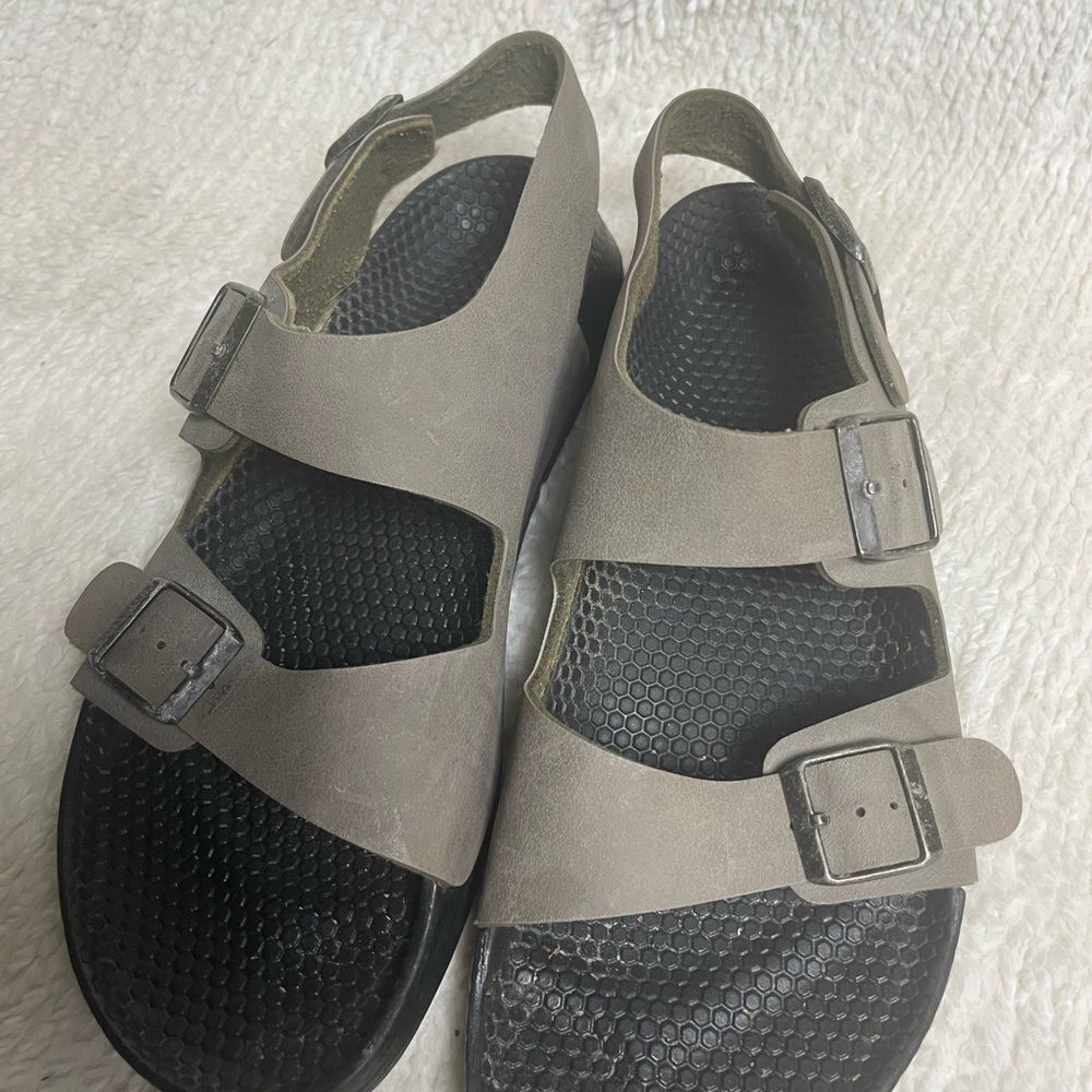 Birkenstock Birki Trinidad Birko- Flo Men’s Sandals  with adjustable straps SZ12 - Picture 6 of 8